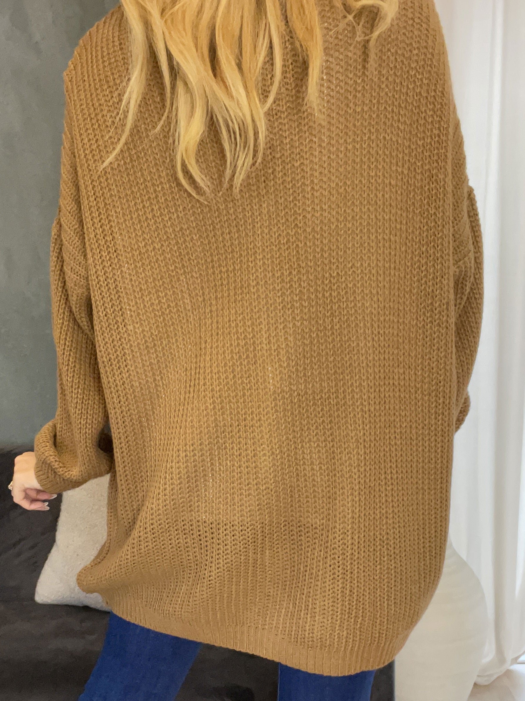 Millymy - Strikcardigan med store knapper